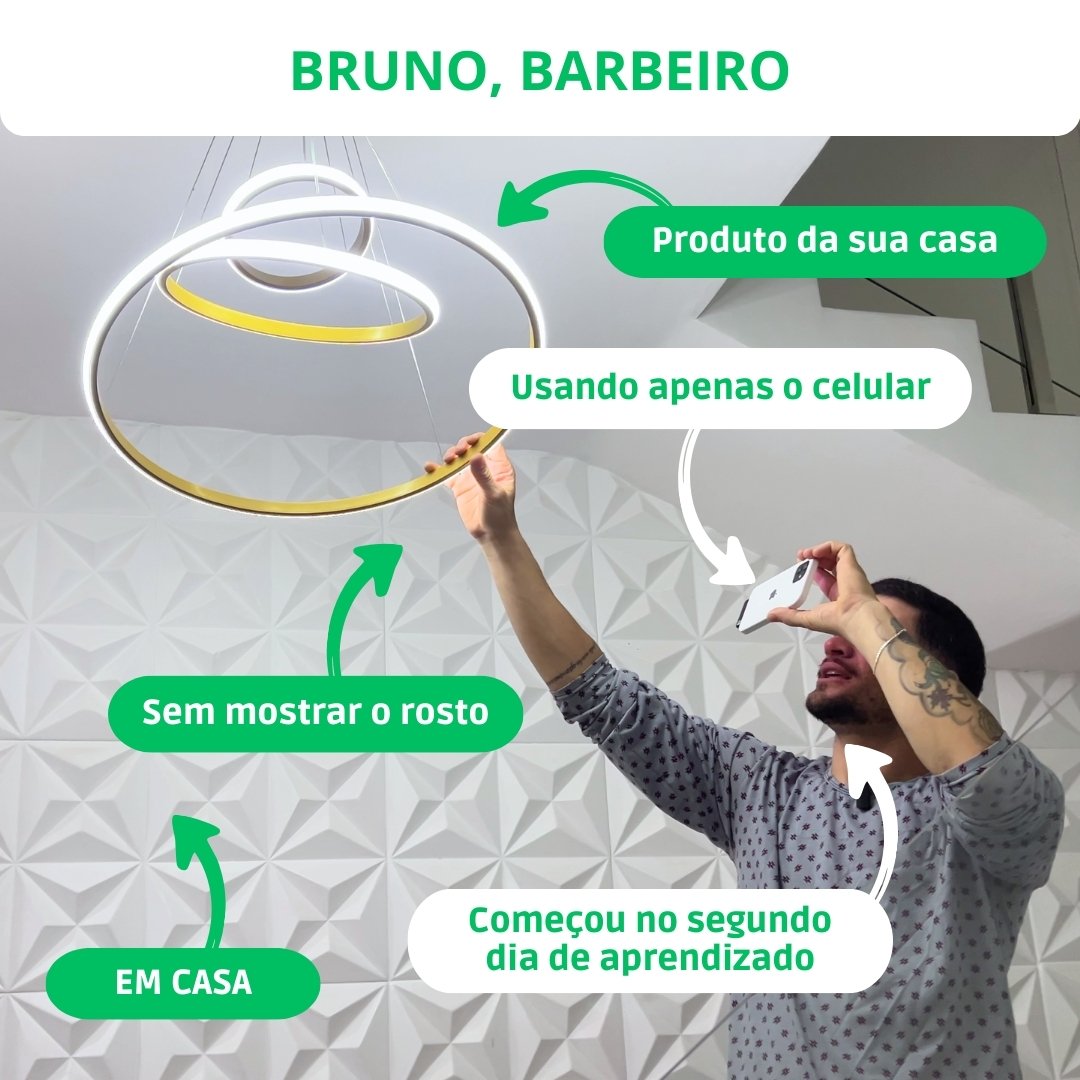Bruno, Barbeiro, aplicando o Método Direto ao Produto